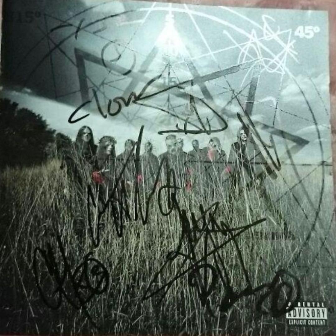 slipknot 4thアルバム　当時メンバー直筆サインCD