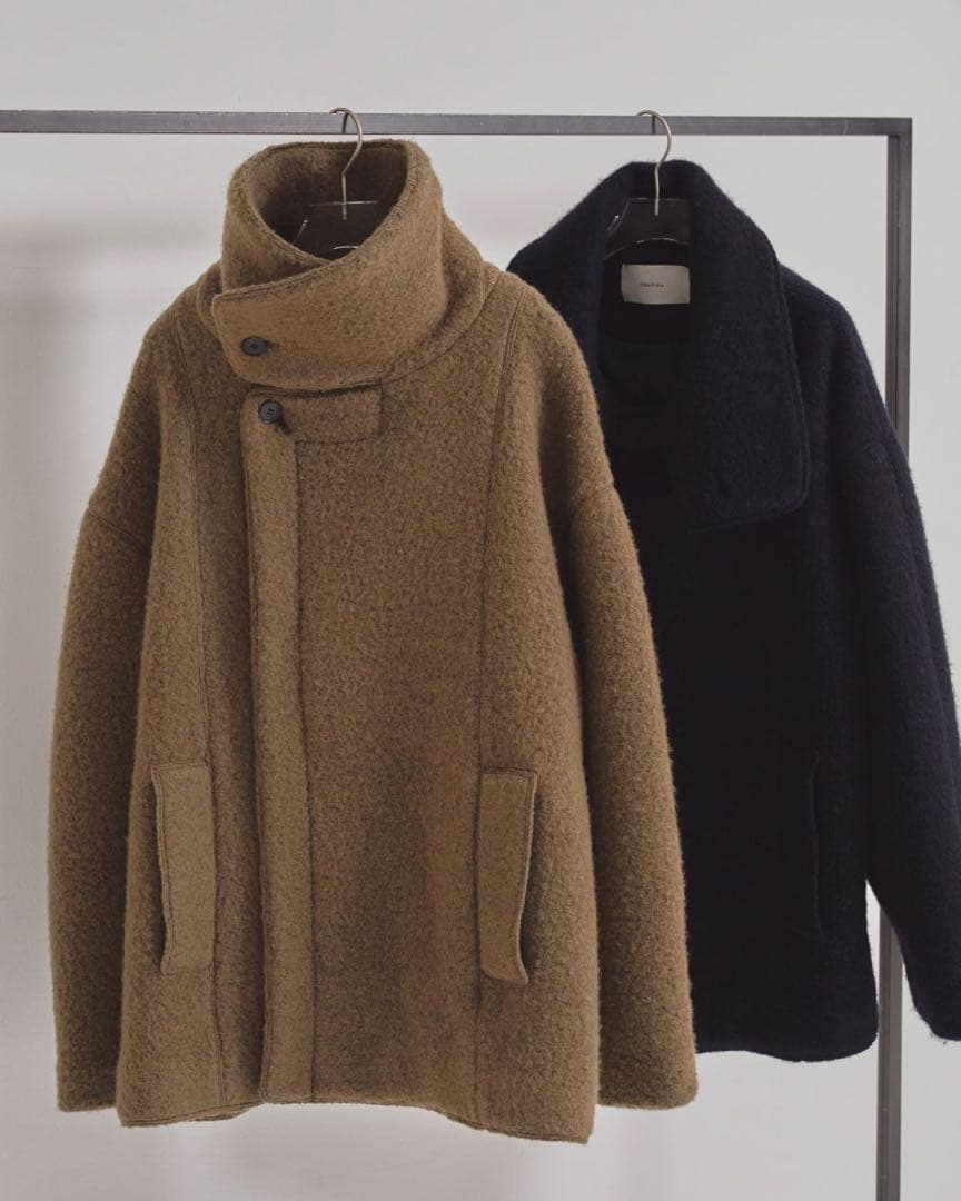 ジャケット・アウター TODAYFUL Standcollar Boucle Jacket 38