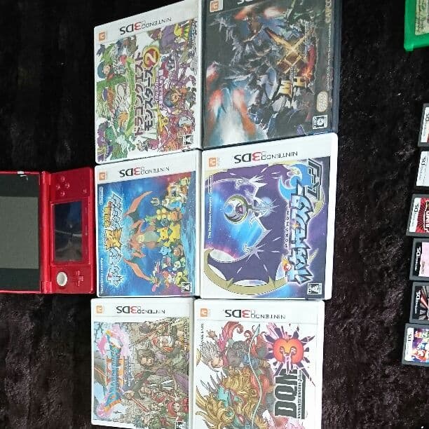 3DS本体とゲームカセット