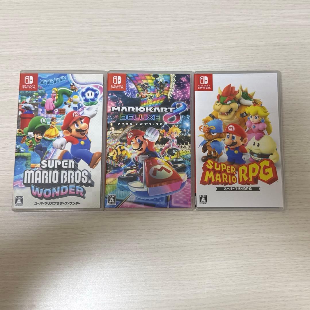 Switch ソフト　マリオ3点セット