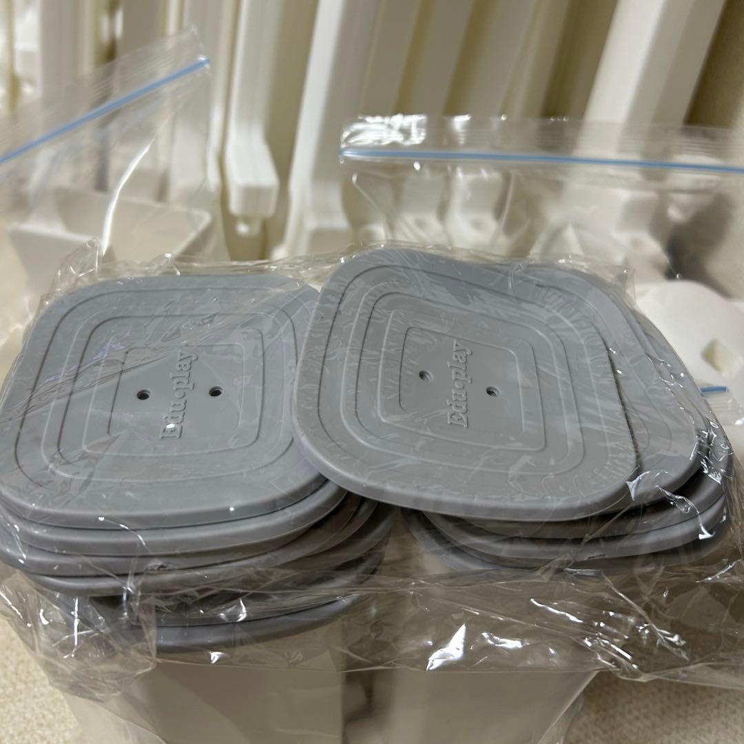 ベビーサークル ドア付き 12枚 ホワイト carino carino