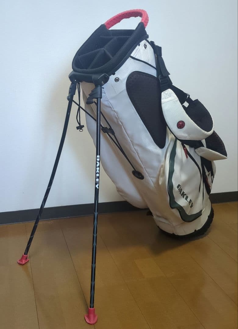 OAKLEY キャディバッグ ホワイト/レッド