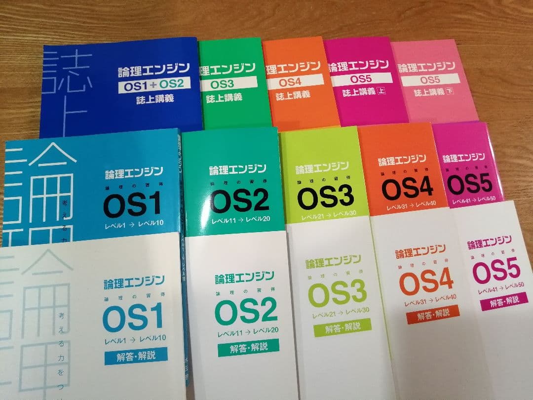 論理エンジン OS1～OS5 全15冊フルセット(誌上講義・問題・解答解説)