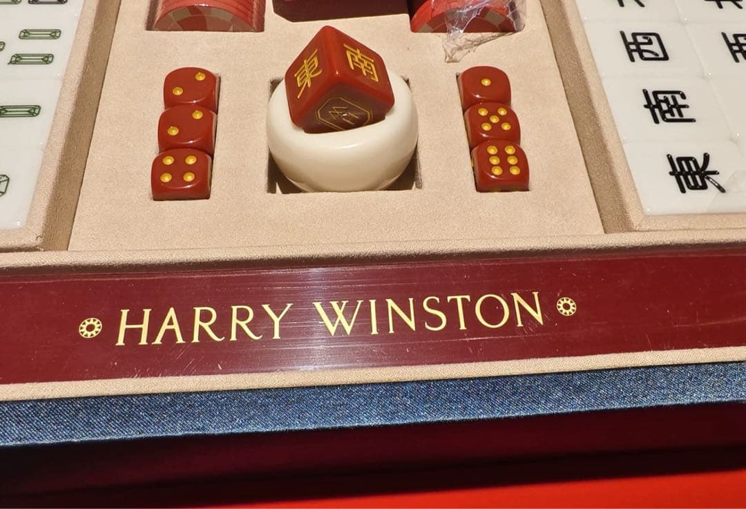 HARRY WINSTON 麻雀セット ドラゴンデザイン