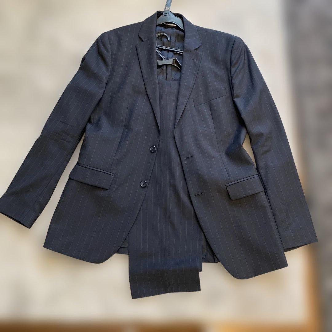 D&G ストライプスーツ ネイビー