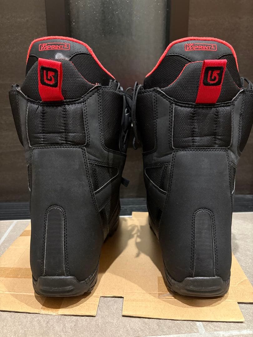 Burton MOTO スノーボードブーツ ブラック/レッド