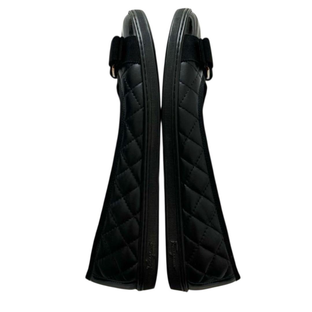 【サニー】FERRAGAMO ヴァラリボン キルティングフラットシューズ