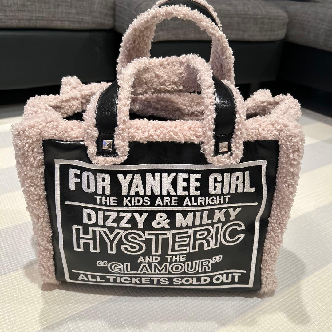 ヒステリックグラマー　DIZZY&MILKY刺繍 トートバッグ