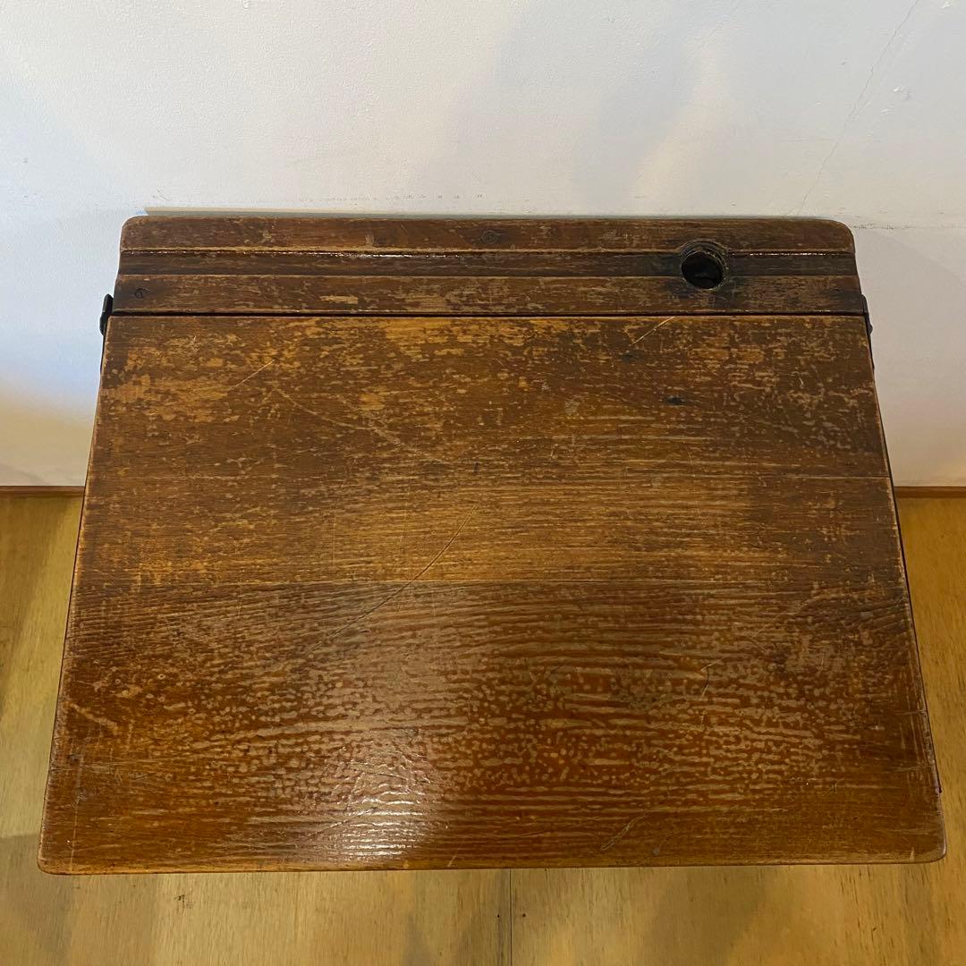 60s 70s イギリスビンテージ イギリスアンティーク スクールデスク 学校机