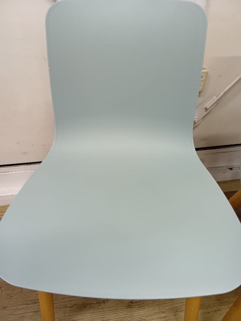在庫処分 4脚セットVitra HAL Wood ダイニングチェア アイスグレー