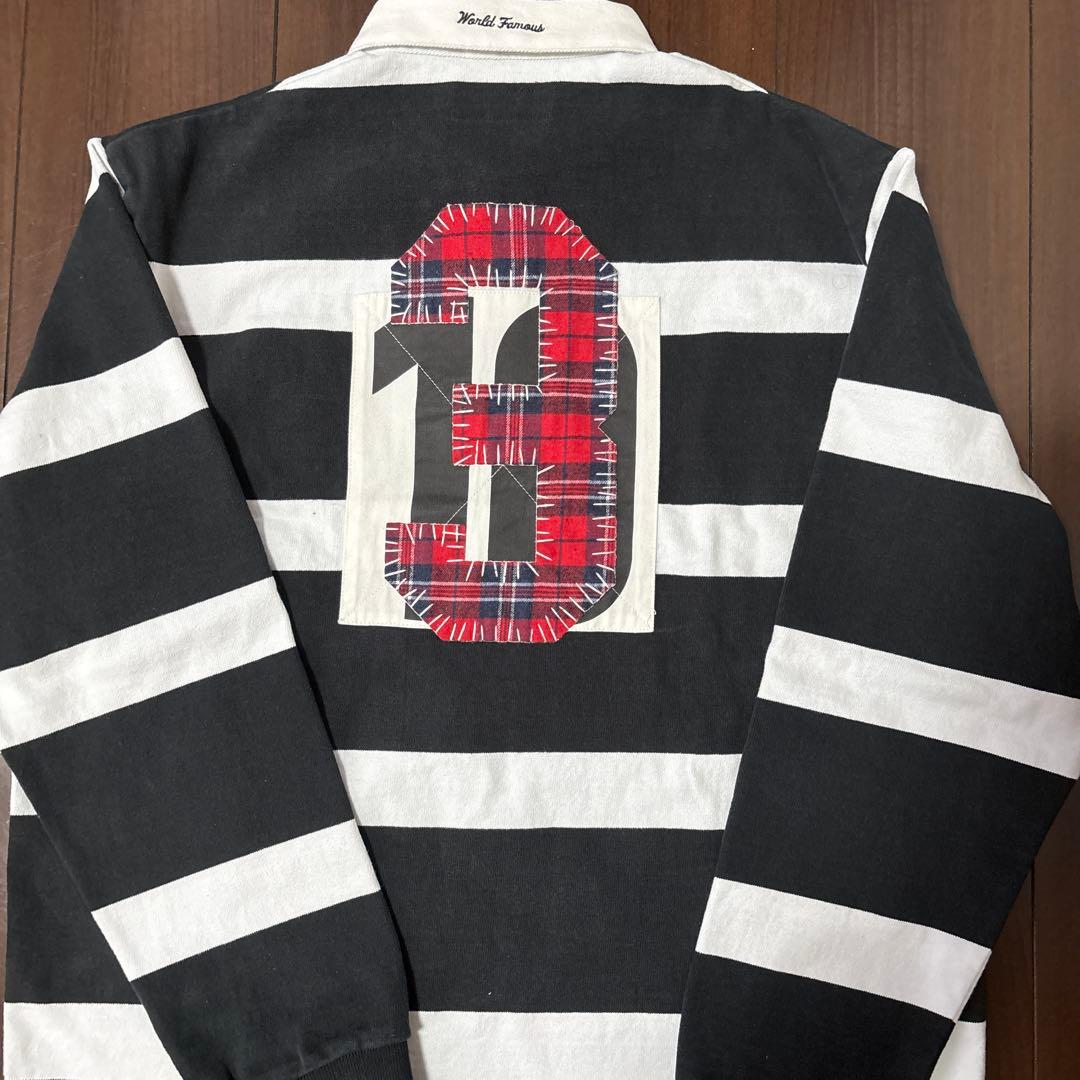 トップス Supreme Stripe Rugby \"Black\"