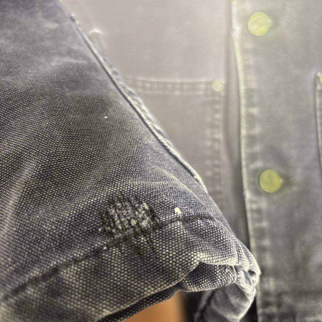 90s USA製星タグ CARHARTT チョアコート ネイビー Ｌ