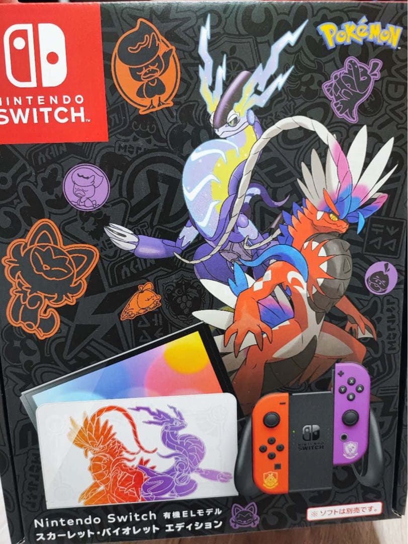 「Nintendo Switch 有機EL　ポケモンSV限定モデル + ソフト