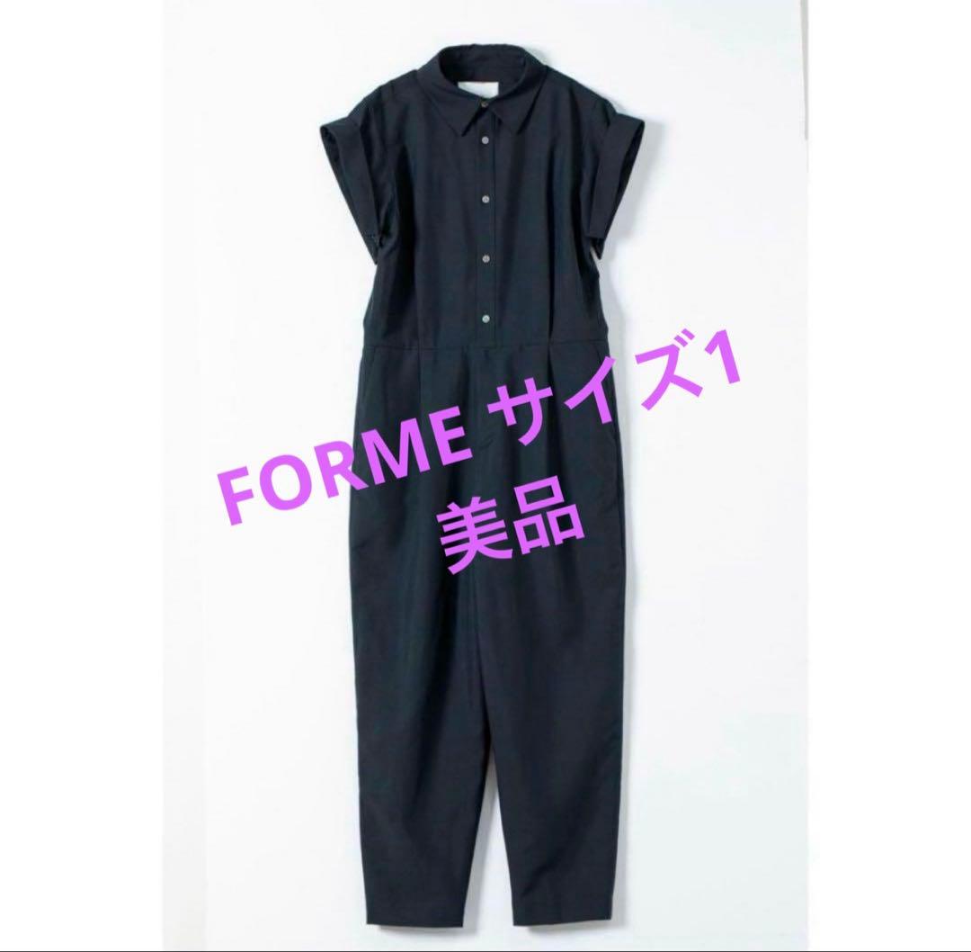 東原亜希　forme ジャンプスーツ　ネイビー　1