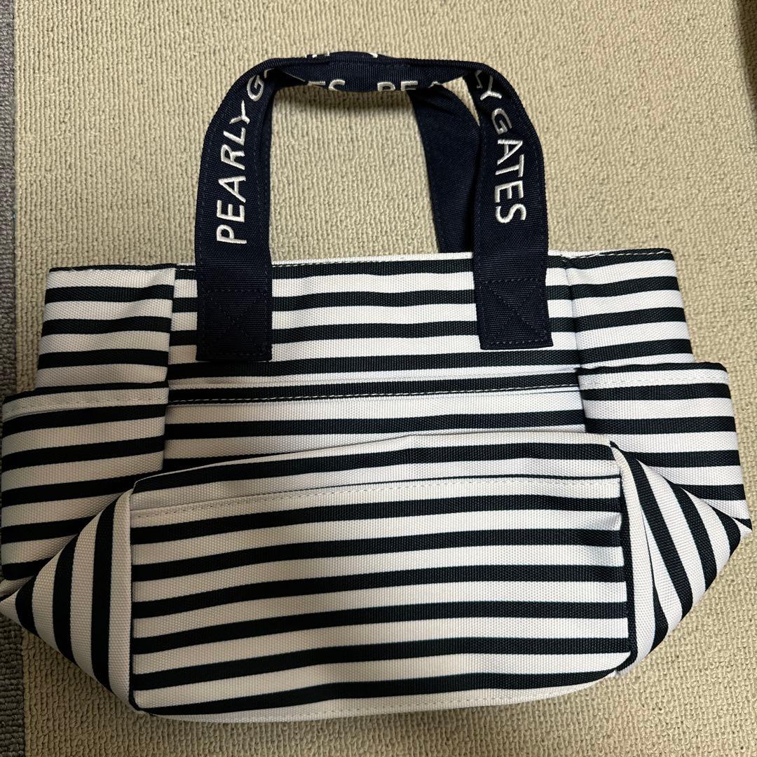 PEARLY GATES ストライプカートバッグ