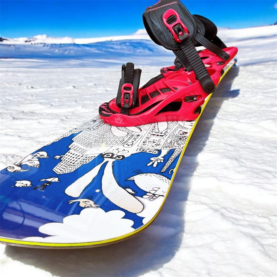 ELAN（エラン） スノーボード板 K2 ビンディング付き（CHARM）