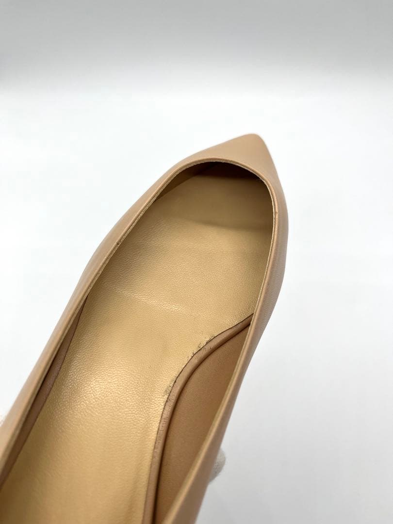 【新品未使用】Francesco Russo フラット ベージュ 36 1/2