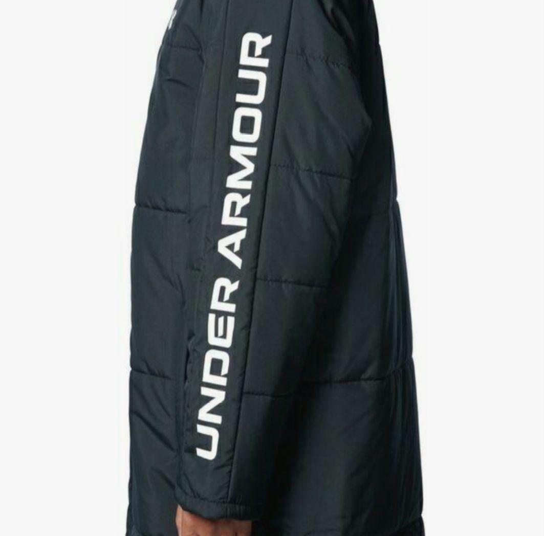 アンダーアーマー ベンチコート ロングコート 大きいサイズ 2XL ブラック 黒