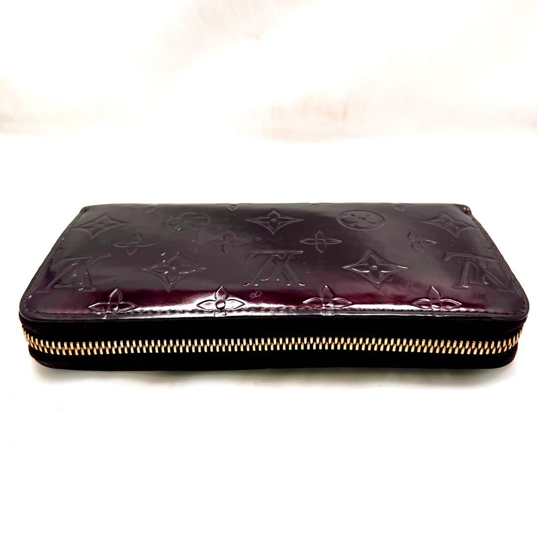 はる ルイヴィトン アマラント ジッピーウォレット ヴェルニ モノグラム