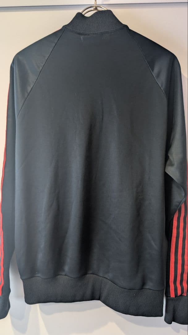 adidas ATP USA製 トラックトップ ジャージ 黒赤 80’s