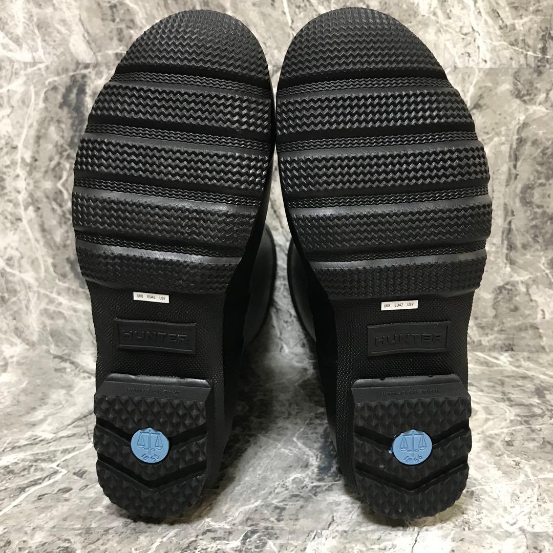 【未使用】HUNTER/ハンター メンズ オリジナル ショート ブーツ ブラック