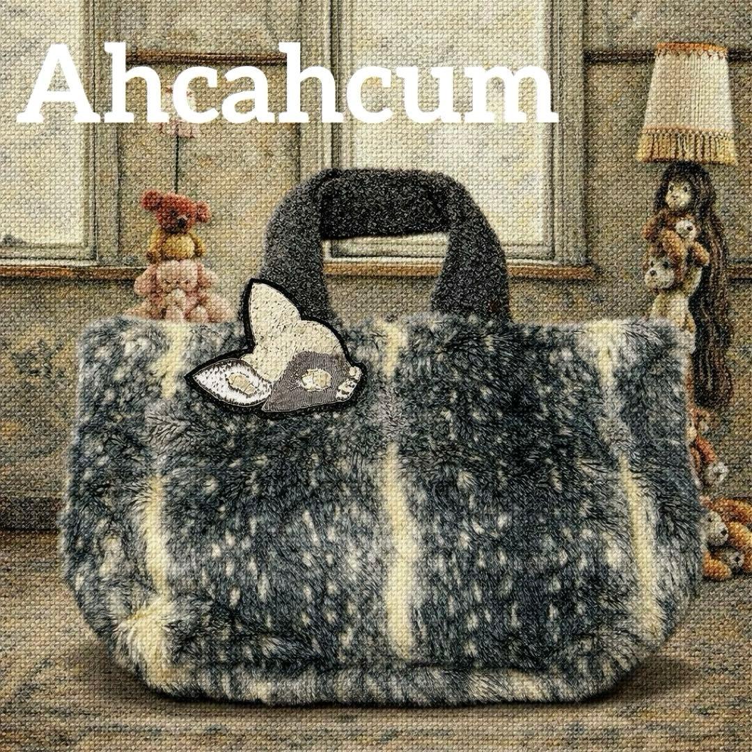 希少 あちゃちゅむムチャチャ DISNEY バンビ フェイクファー トートバッグ