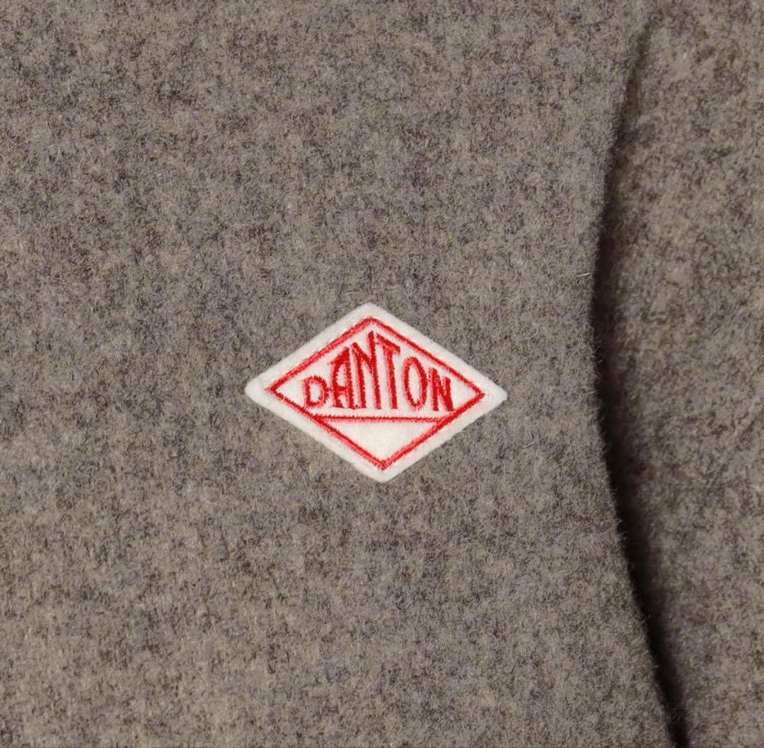 ろみ　ダントン ウールライトパイル ウールモッサ カラーレスジャケット