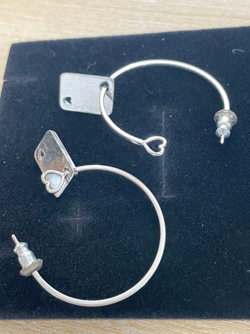 Dior フープピアスハート❤︎モチーフ