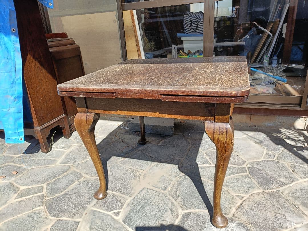 さ*と様 アンティーク家具 ドローリーフテーブル 1940年 イギリス