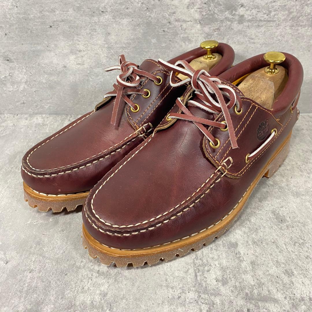 【未使用級】Timberland デッキシューズ 3Eye 27cm モカシン