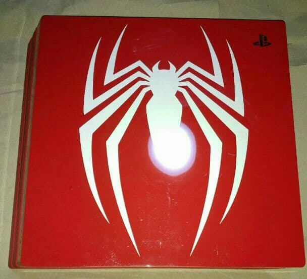PS4 pro システムソフトウェアバージョン 7.02　スパイダーマン　限定版