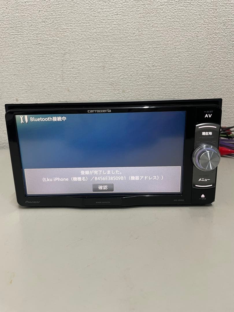 カロッツェリア◇AVIC-RW800◇フルセグ/CD/DVD/BT/SD