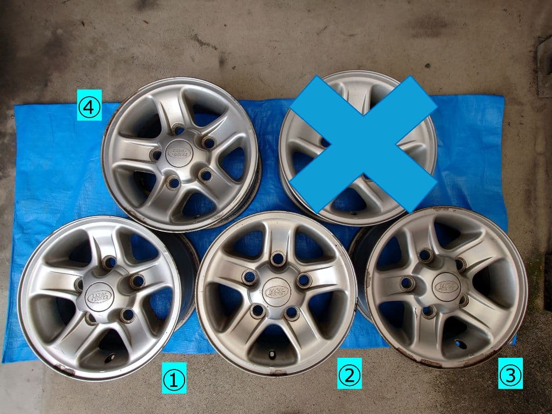 ランドローバー ディフェンダー 16インチ ホイール 4個セット