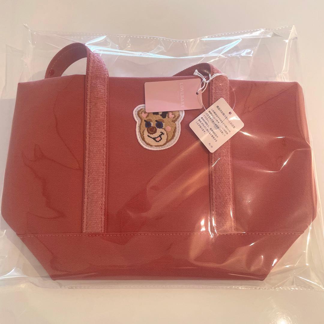 ラブラリーバイフェイラー オールドテディ　トートバッグ　ピンク