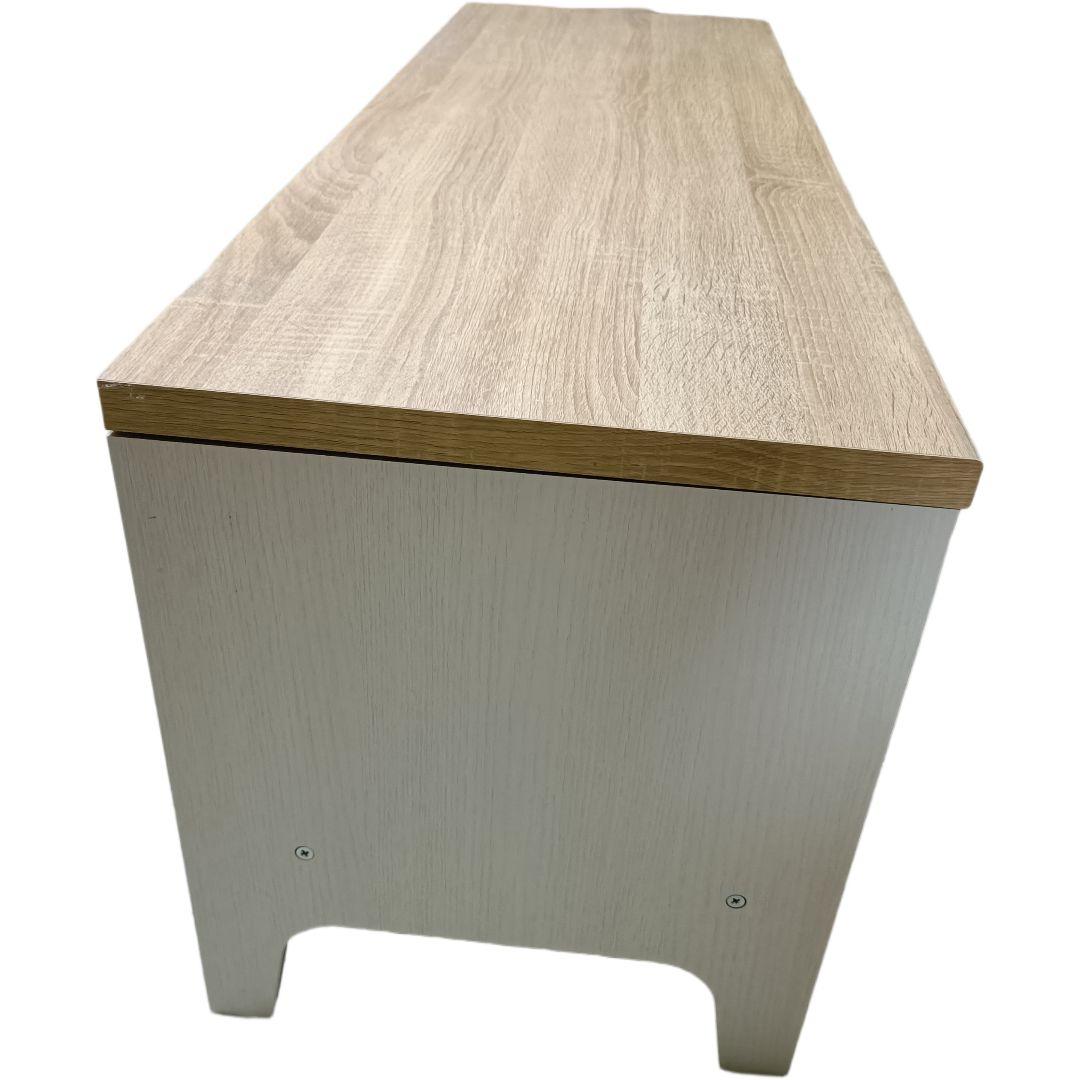 ナチュラルウッド・ホワイトのテレビ台