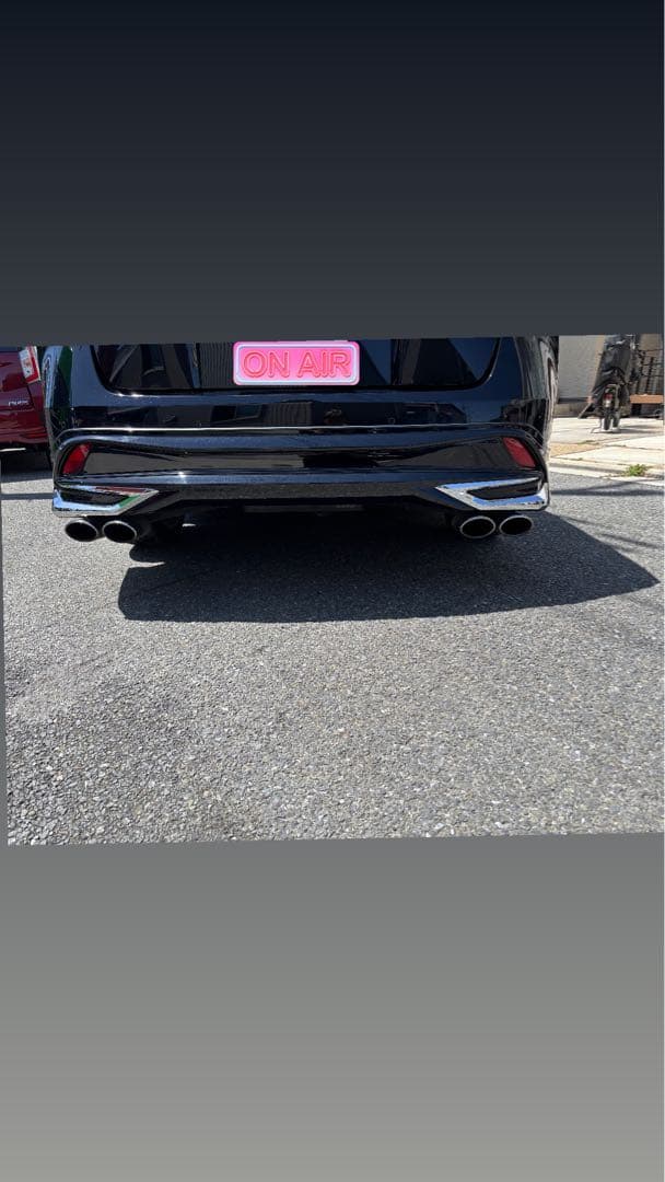 50プリウス後期　4本出しマフラー　リアピース