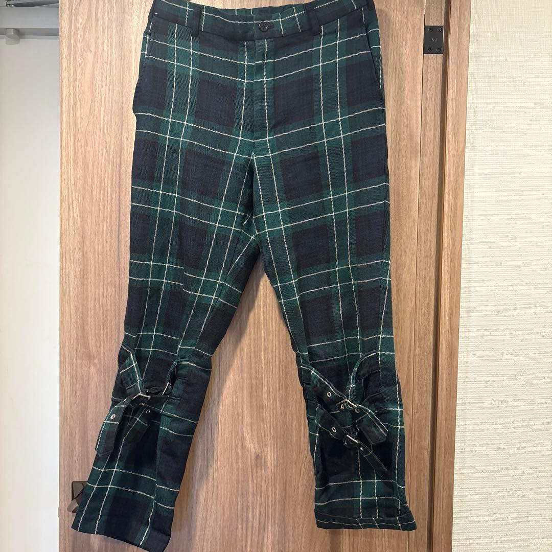 BLACK COMME des GARÇONS チェックパンツ M