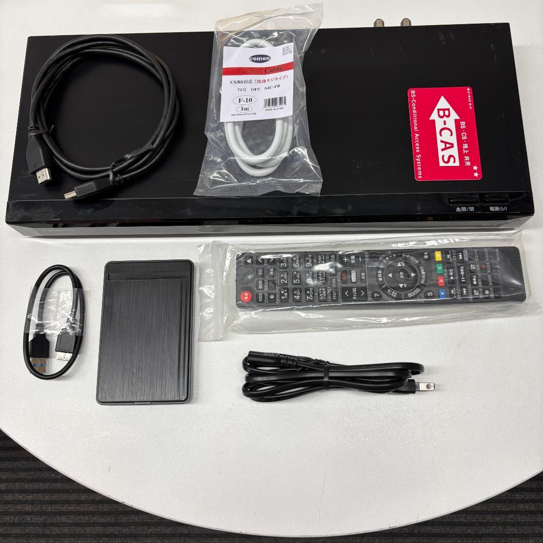 【完動・付属品フル＋おまけ】W録 パナソニック BDレコ DMR-BRW520