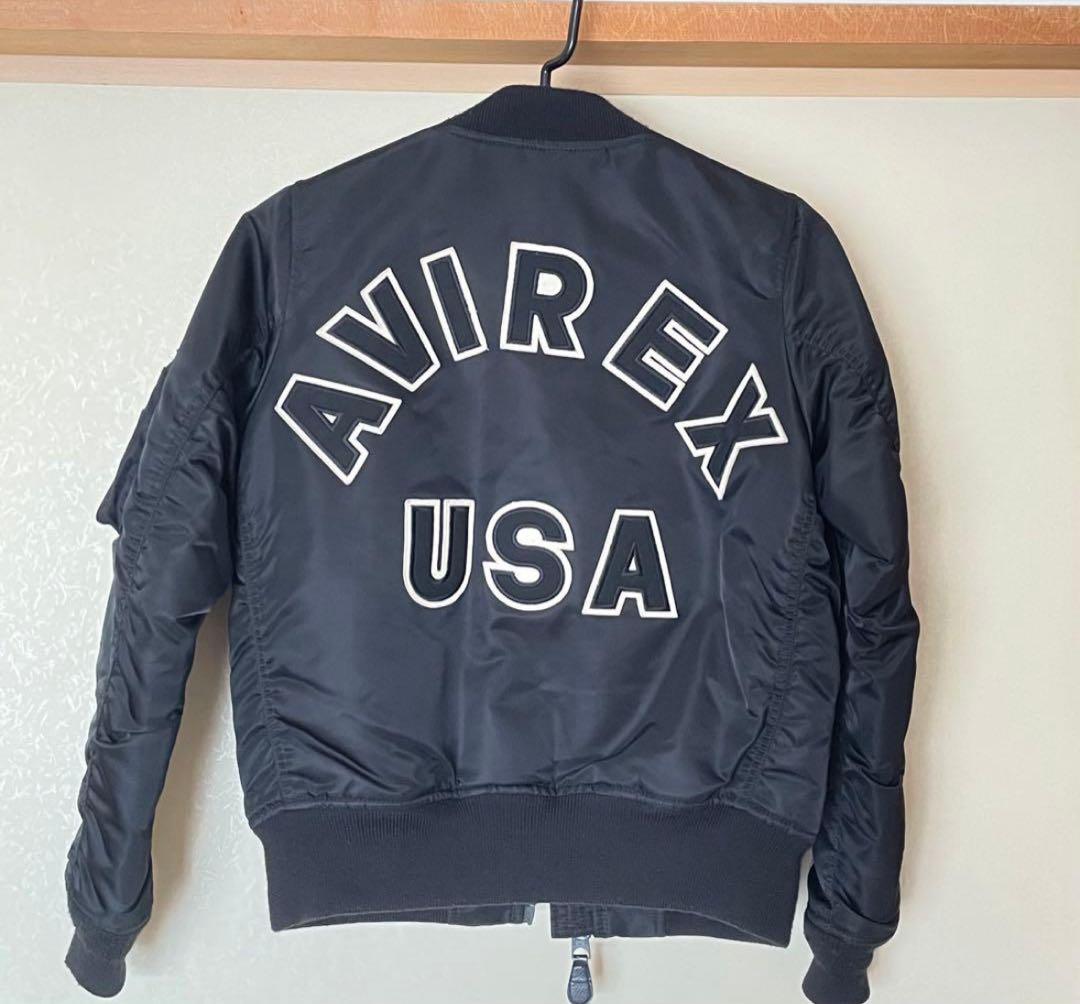 AVIREX MA-1ジャケット ブラック