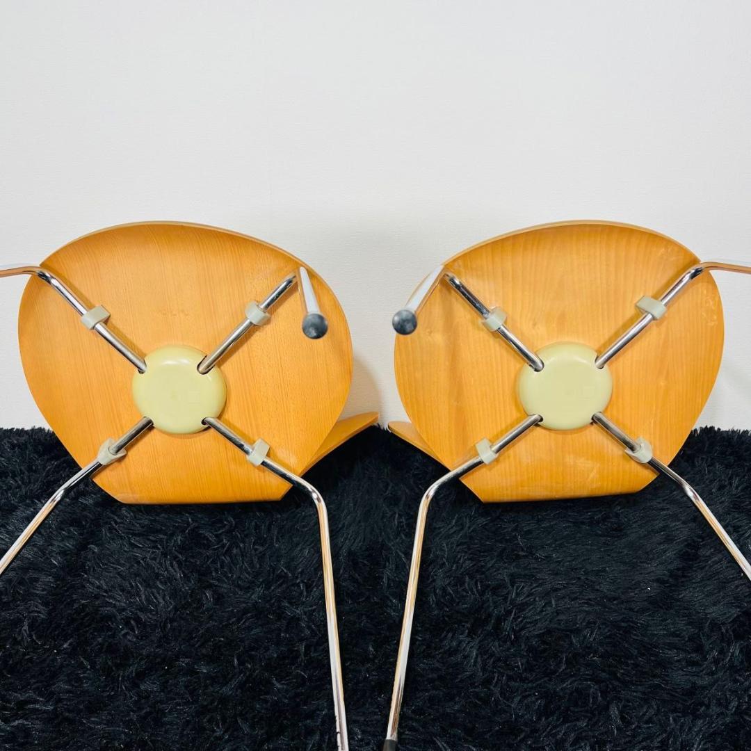 フリッツハンセン セブンチェア 2脚 正規品 北欧家具 ナチュラルウッドオーク