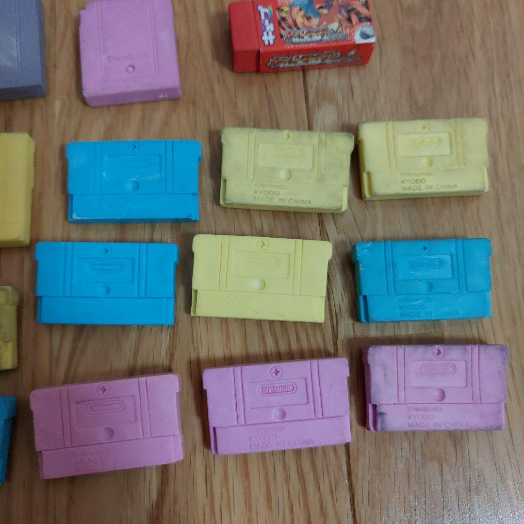 ゲームボーイ　アドバンス　GBA まとめ売りセット　ミニチュア消しゴム