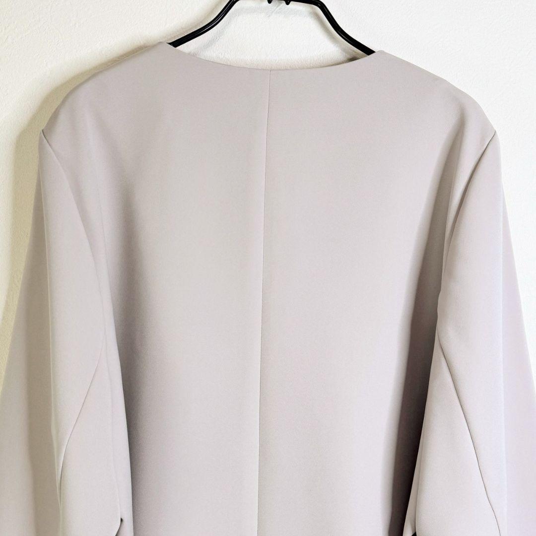 ローズティアラ大きいサイズ ダブルクロスリボンジャケット