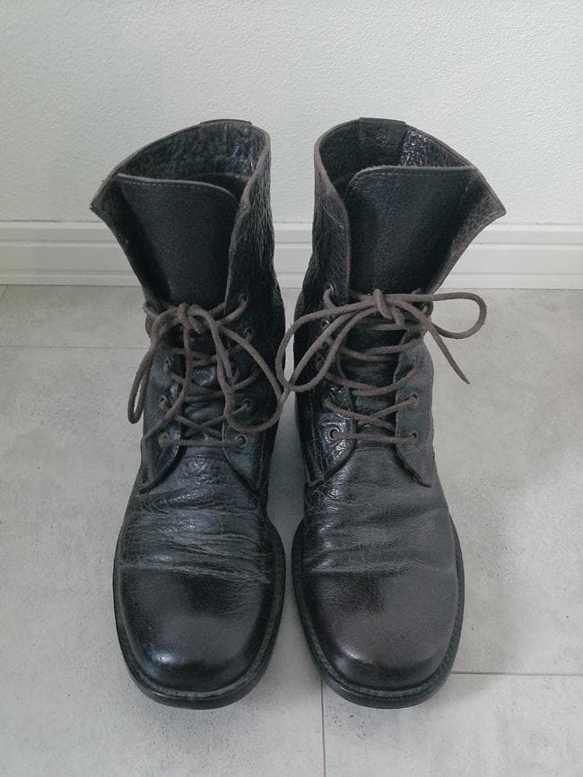 BUTTERO ブッテロ レースアップ レザーブーツ メンズ 40 イタリア製