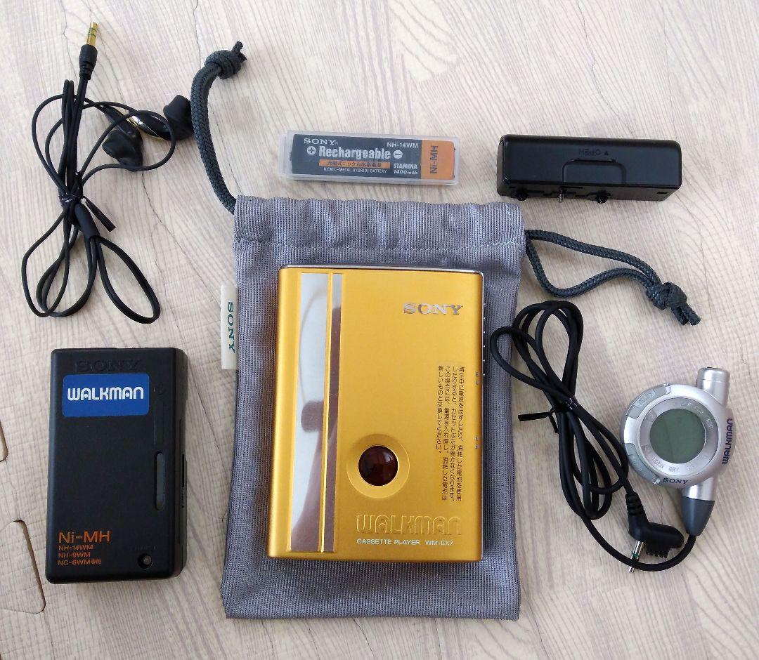 SONY WM-EX7 カセットウォークマン ゴールド 美品 ソニー
