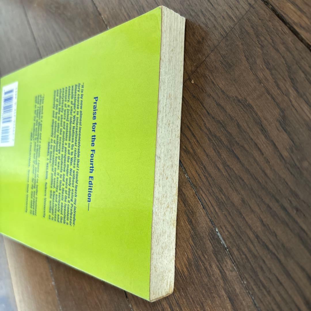 洋書 Why Nations Go To War John G.Stoessinger