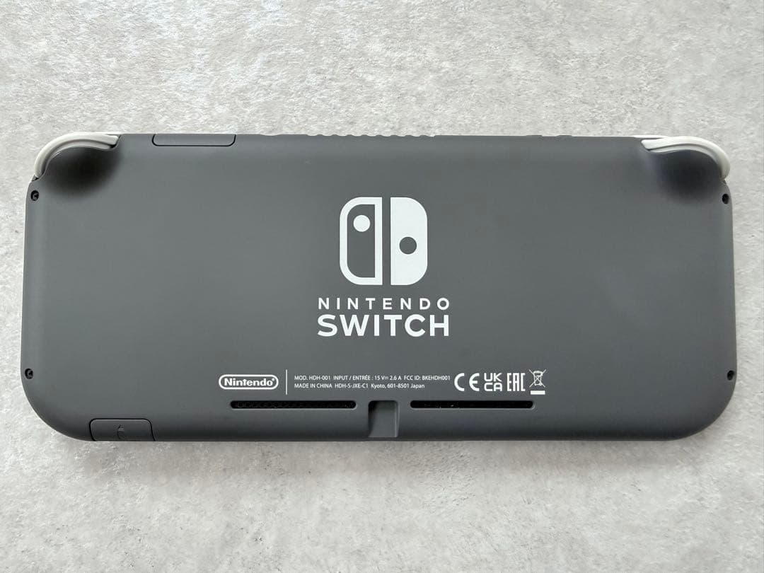 Nintendo Switch Lite グレー 本体　ケース・充電器付き