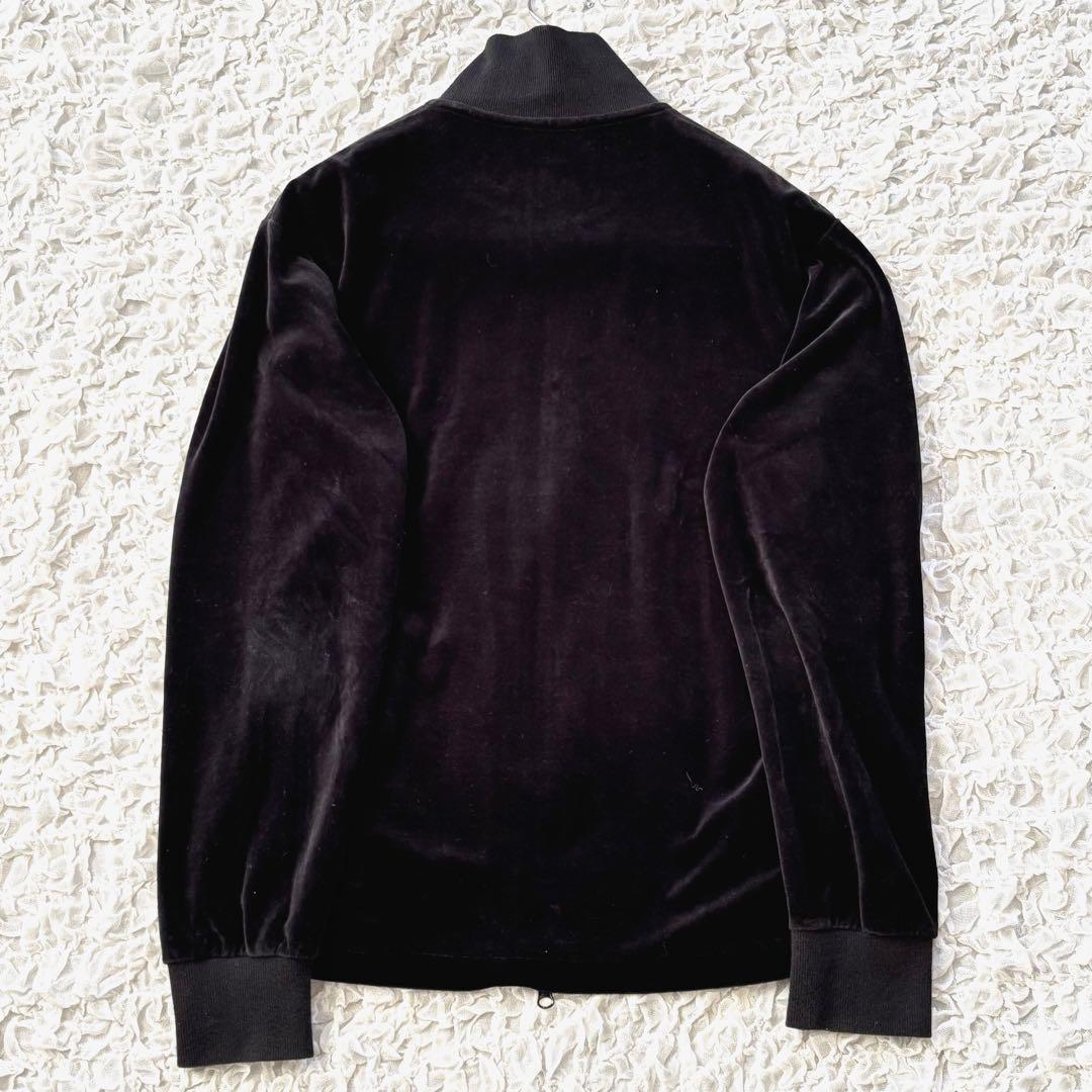 美品 ラコステ トラックジャケット ジャージ ベロア 光沢 ダブルジップ 白ワニ