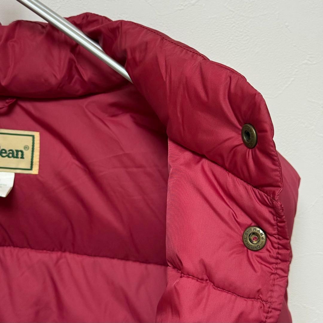 L.L.Bean ダウンベスト 赤 メンズ Mサイズ