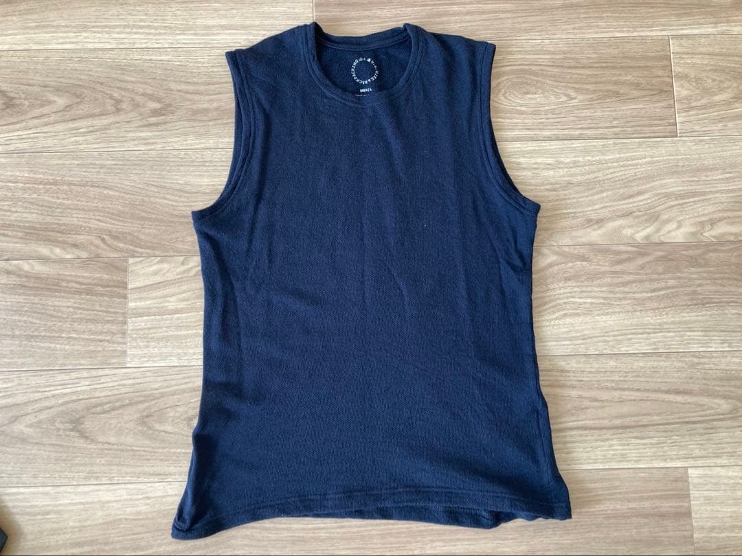 山と道　DF Mesh Merino Sleeveless Navy L