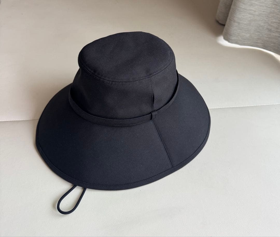 【値下げ不可】サンバリア100　ウィンドハット　Ｌサイズ　帽子　黒　ブラック